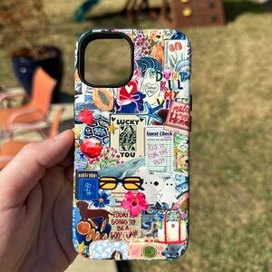iPhone 14 case colorful collage